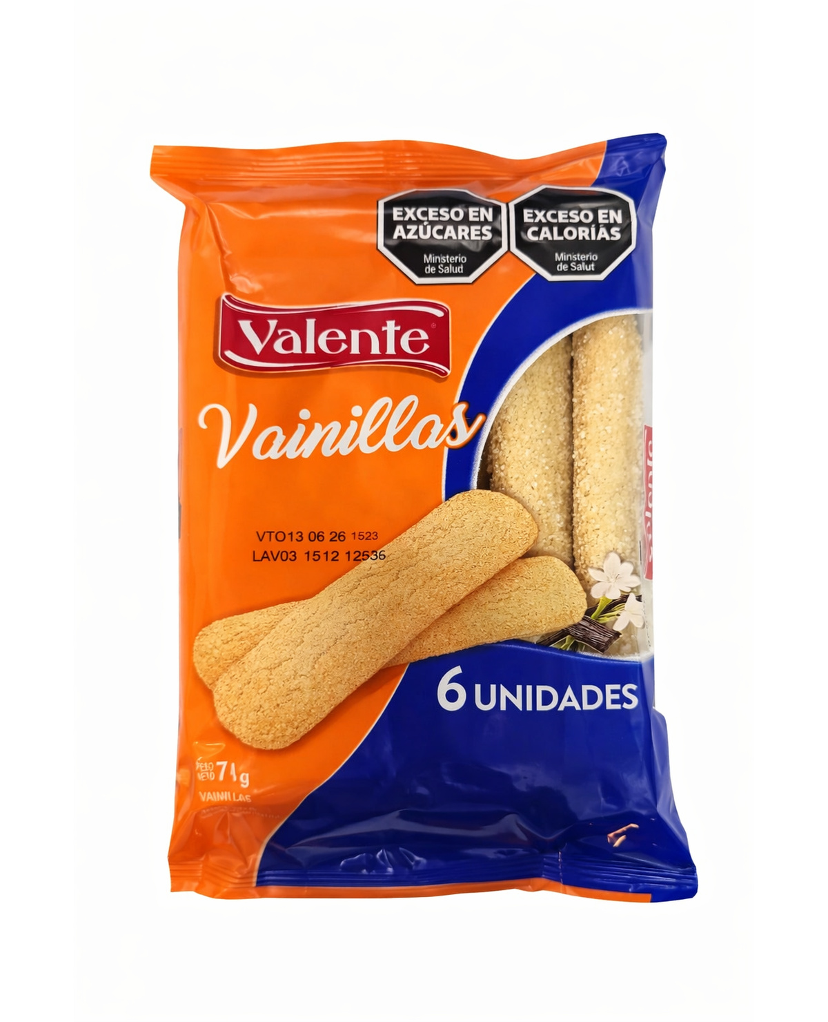 Vainillas Valente x 74 Gr